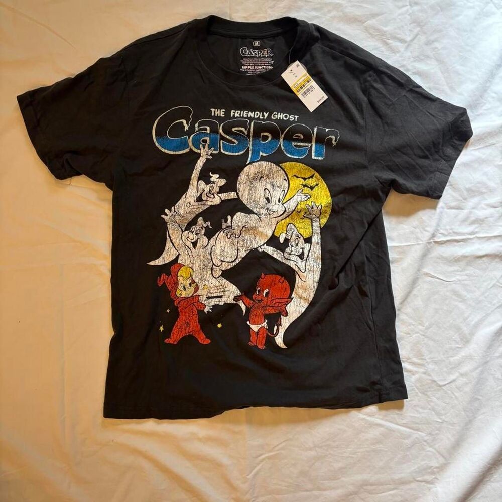 NWT Ripple Junction Casper The Friendly Ghost Graphic T-Shirt